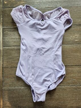Bloch Lilac Short-Sleeve Dance Leotard - Kids One Piece
